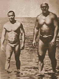 Александр Курынов и Юрий Власов (1960 г.)