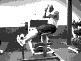 Weighted Roman Chair Sit-up